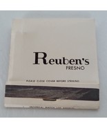 Vintage Matchbook Reuben&#39;s Fresno California  Cigarette Matches Struck - $4.77 CAD