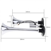 12V/24V 110-135db Super Loud Dual Car Trumpet Train Powerful Durable Air... - $154.55