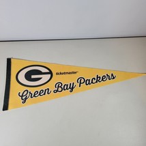 Green Bay Packers Pennant NFL Ticketmaster Team 24&quot; Lambeau Field Giveaway - £6.94 GBP