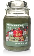 Yankee Candle Large Jar Candle-Santa Arrived American Home Balsam Pine Christmas - $22.07