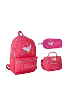 -Harry Potter Primary And Secondary School Pink School Bag-Nutrition And Pencil  - £195.84 GBP