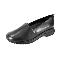 24 HOUR COMFORT April Women Wide Width Classic Durable Leather Work Clog... - £47.92 GBP