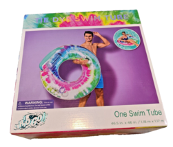 Bestway Tie Dye Swim Tube 46” X 46” New - £9.99 GBP