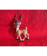 Vintage Memory Lane Coach Comet Reindeer 3.5&quot; Ornament Keychain - $11.87