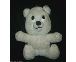 11&quot; VINTAGE 1977 DAKIN WHITE HUG YOUR BUDDY TEDDY BEAR STUFFED ANIMAL PL... - $33.25