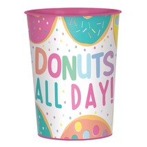Donut Party Stadium Keepsake Cup Party Favor Disney Birthday Supplies 1 ... - $3.45