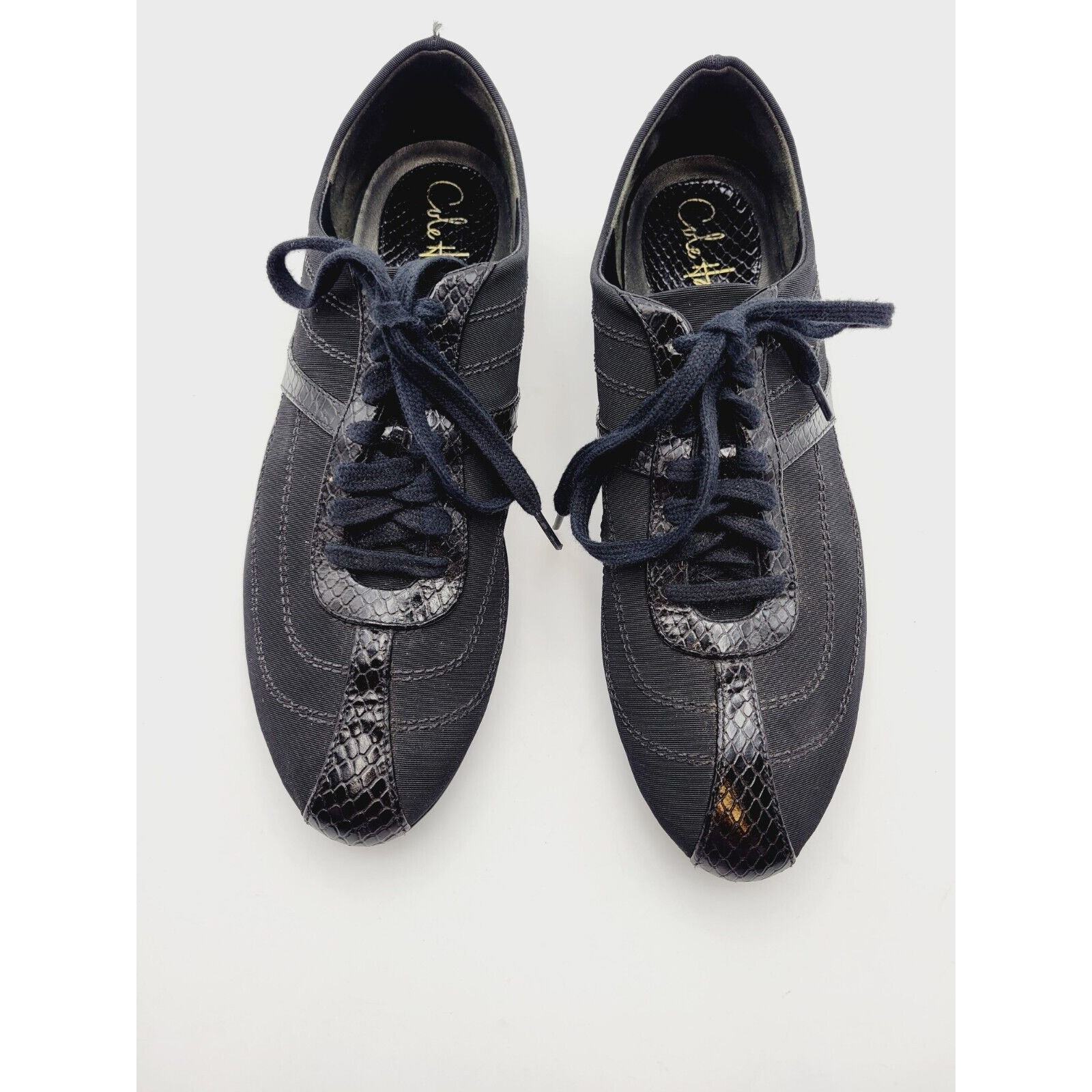 Cole Haan Women's Size 8.5B NikeAir Tech Fashion Sneakers in Metallic Black Item image 3