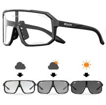 Cycling Glasses Photochromic Sunglasses Men Women Mountain Bike Road Eye... - €16,83 EUR