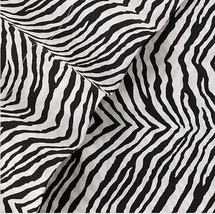 Martex Studio Full Sheet Set Zebra Black/White - £27.67 GBP