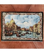Vintage Grand Canal &amp; Church of Salute Venezia Venice Tapestry 12.5x8.5 ... - $92.00