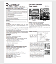 Intermatic ET1105CR ET1100 Electronic Timer Switch 1 min to 23 hr 59 min Setting - $117.59