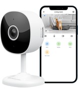 WiFi Camera 2K Indoor Home Security Cameras for Baby Elder Dog Pet Camer... - £26.24 GBP