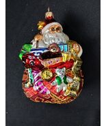 Christopher Radko Nick Of Time Santa Glass Christmas Ornament 6” RETIRED - €64,60 EUR