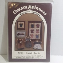 Sweet Charity Pattern 7.5&quot; Angel and Wallhangings Dream Spinners - $12.86