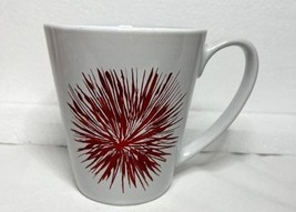 Starbucks Coffee 2014 White Mug Red Starburst Splatter Firework Ceramic ... - $241.55 MXN