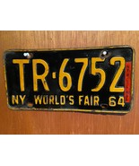 1 Vintage New York World&#39;s Fair 1964 N.Y. License Plate Pre-Owned/Displayed - $29.99
