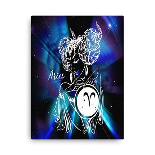 Express Your Love Gifts Aries Zodiac Horoscope Sign Constellation Canvas Print A - $103.94