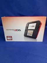 IN box Nintendo 2DS Crimson Red &amp; Black Handheld System and Charger Tested - £125.07 GBP