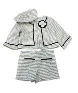 Janie and Jack Jackie O Style Jacket Shorts Beret Hat Suit Outfit 5/6 Bo... - $228.20 CAD