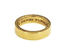 David Yurman Streamline Men&#39;s Band Ring in 18K Gold, size 9.5 - $1,350.00