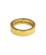 David Yurman Streamline Men&#39;s Band Ring in 18K Gold, size 9.5 - £1,075.94 GBP