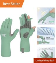 Sol Armis Pro Angler Gloves: Moisture-Wicking &amp; Sun Protection - $49.45