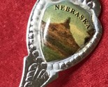 Travel Souvenir State 3.5&quot; Demitasse Collector Spoon - Nebraska Outdoor ... - $5.89