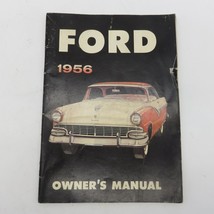 1956 Ford Owner&#39;s Manual 3692-56 Original September 1955 First Printing - $11.69