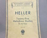 Schirmer&#39;s Library of Musical Classics for Piano Heller - $6.02