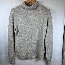 LOFT Turtleneck Sweater Knit Pullover Raglan Long Sleeve Gray Medium - $23.75