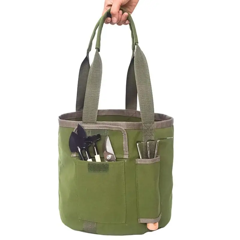 Portable Barrel Tool Bucket Bag Gardening Organizer Tote For 5 Gallon Buckets Wa - £56.10 GBP