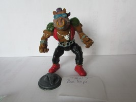 Teenage Mutant Ninja Turtles Action Figure 1988 Bebop &amp; Garbage Can Shield - $9.85