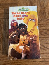 Sesame Street Three Bears And A New Baby VHS - £39.59 GBP
