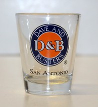 D&amp;B Dave And Buster&#39;s San Antonio Shot Glass - £4.71 GBP