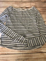 Anthropologie Postmark Women&#39;s Blue and Ivory Top Size XS - £18.51 GBP