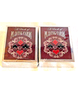 A Deck of Playing Cards Set of 2 Sealed NEW! Poker Texas Hold Em Solitaire - $11.88