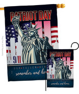 Our Fallen Heroes Flags Set Patriot Day 28 X40 Double-Sided House Banner - £39.94 GBP