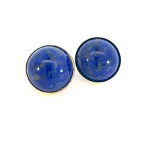 Natural Lapis Lazuli Cufflinks 14k Y Gold 40 CTW Certified $3,450 311039 - £1,258.26 GBP