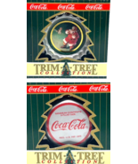1990 Coca Cola Bottle Cap Christmas Ornament, Santa Drinking Cola! - $17.64 CAD