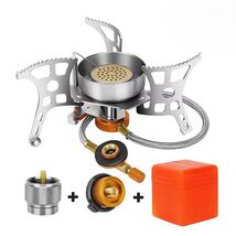 Ultralight 3900W Windproof Camping Stove with Adapters - $43.99