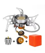 Ultralight 3900W Windproof Camping Stove with Adapters - $43.99