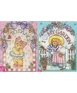 1992 Pocket Full of Dreams Teddy Ballerina Bear &amp; Garden Bear Iron On Tr... - $12.99