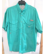 Columbia Sportswear PFG Vented Fishing Mint Green Shirt Size XL - €17,24 EUR