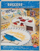 Dairy Queen Poster Sweeter Success Graduate Ice Cream Cakes 22x28 dq2 - £65.07 GBP