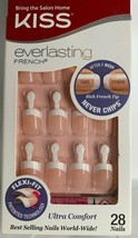 Kiss premium Everlasting French Glue Nails  tip Short -54248-EFS01--N38-... - $7.38