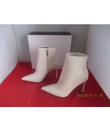 Nine West Farrah Dress Pointed Toe Booties $149 - US Size 8 - Ivory - 1220 - €59,47 EUR