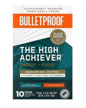 Bulletproof High Achiever Enhanced Coffee Pods B Vitamins Lions Mane Coffeeberry - £14.93 GBP