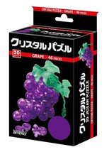 3D Crystal  Puzzle Jigsaw Puzzle Grape 46 pieces　FROM  JAPAN - $33.66
