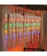 Battery-Operated Icicle Lights - $551.77 MXN Battery-Operated Icicle Lights - $551.77 MXN