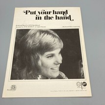 Vintage Sheet Music, Put Your Hand In the Hand by Anne Murray on Capitol Records - £6.20 GBP